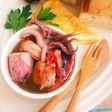 朝食にオイル美容✾海老イカのアヒージョ風