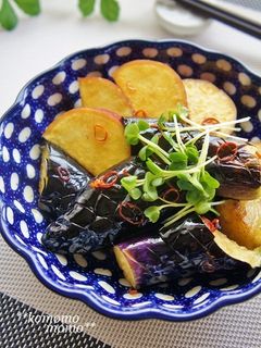 揚げ茄子とさつまいも ■ピリ辛中華ダレ■-レシピのメイン写真