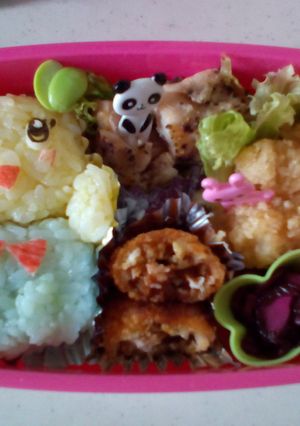 キャラ弁 ふなっしーなっしー-レシピのメイン写真