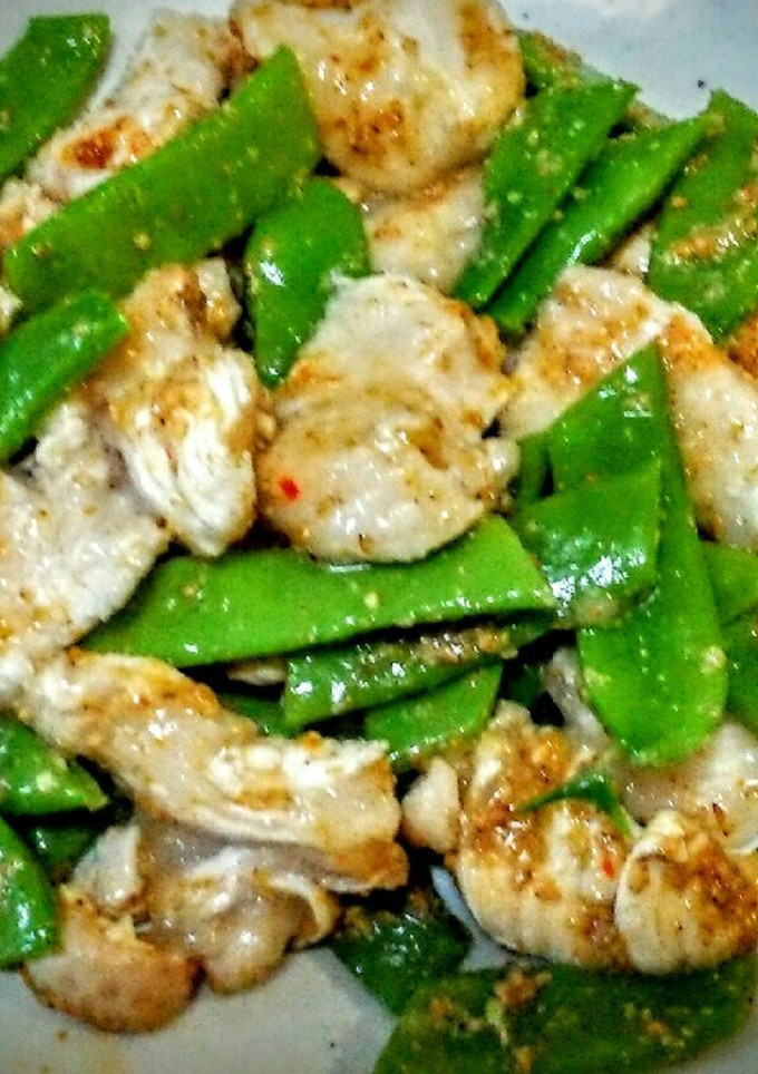 茹で鶏といんげんのしゃぶしゃぶ風胡麻和え-レシピのメイン写真
