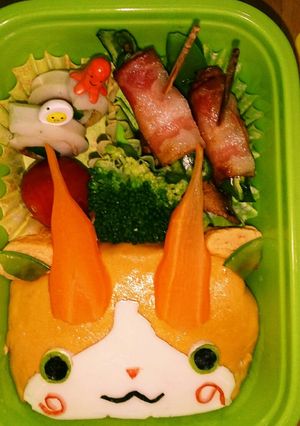 妖怪ウォッチ★ ジバコマ★キャラ弁-レシピのメイン写真