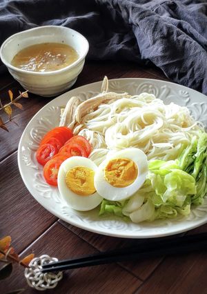 混ぜるだけ☆味噌ラーメン風そうめんつゆ。-レシピのメイン写真