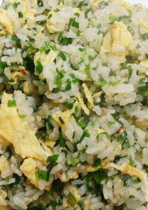 ニラ卵チャーハン-レシピのメイン写真