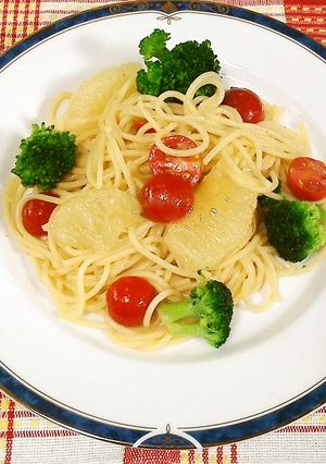 超簡単フルーツサラダパスタde気分爽快-レシピのメイン写真