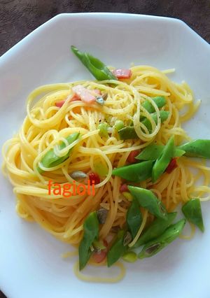 超シンプルモロッコインゲンのオイルパスタ-レシピのメイン写真