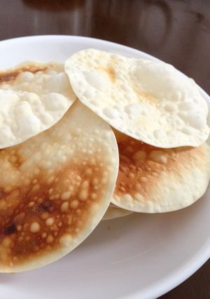 【レンジで簡単】餃子の皮煎餅-レシピのメイン写真