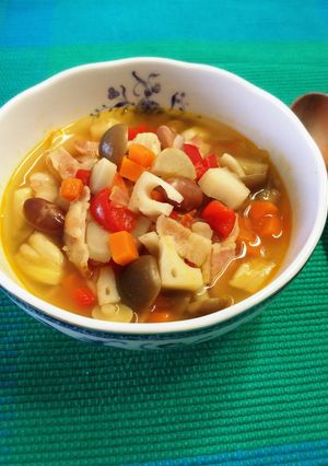 ☆根菜の優しい美味しさミネストローネ☆-レシピのメイン写真
