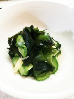 きゅうりとワカメの酢の物-レシピのメイン写真