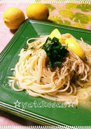 イタリアの❤ガーリックレモンバターパスタ-レシピのメイン写真