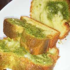 抹茶のマーブルパウンドケーキ-レシピのメイン写真