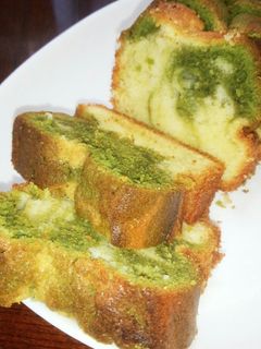 抹茶のマーブルパウンドケーキ-レシピのメイン写真