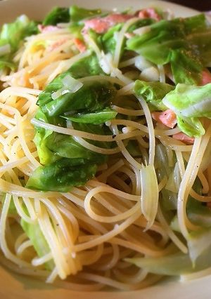 簡単パスタ☆鮭とキャベツの和風パスタ-レシピのメイン写真