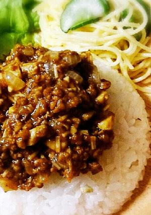 レンジで簡単キーマカレー♡-レシピのメイン写真