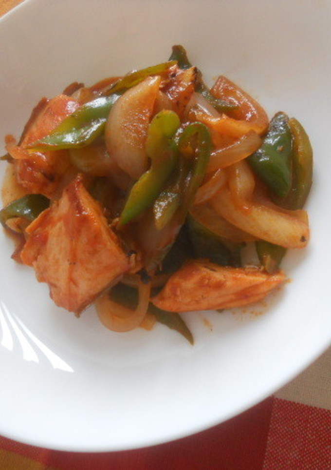 簡単☆鮭と野菜のトマト煮込み♪-レシピのメイン写真