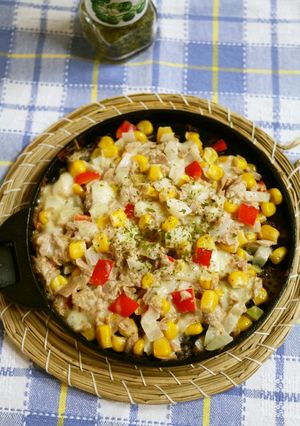 ★コーンとツナ缶のチーズ焼き。-レシピのメイン写真