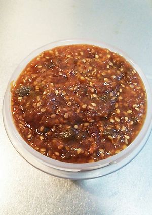 梅シロップの梅で梅味噌-レシピのメイン写真