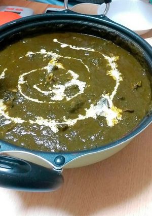 サバ缶とほうれん草の簡単サグカレー！-レシピのメイン写真