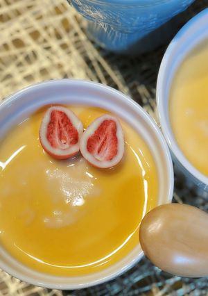 家にあるもの3つ！簡単プリン-レシピのメイン写真
