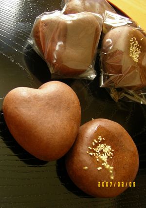 ほっと一息(´∀`∩)☆ココア饅頭☆-レシピのメイン写真