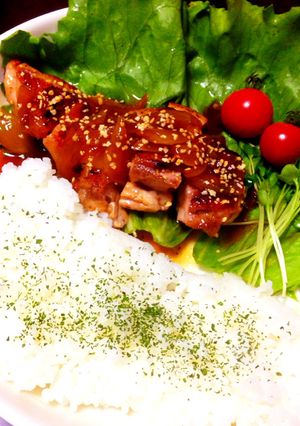 簡単♡照り焼きチキンのワンプレート-レシピのメイン写真