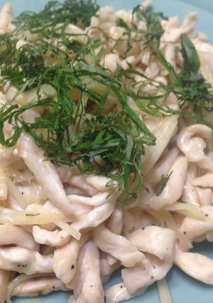 鶏胸肉と新生姜の炒め物-レシピのメイン写真