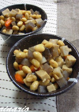 ✿焼肉のたれでふっくら煮豆✿-レシピのメイン写真