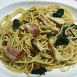 簡単☆キノコとほうれん草のスパゲティ