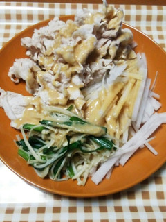 ニラで元気!冷豚しゃぶ-レシピのメイン写真