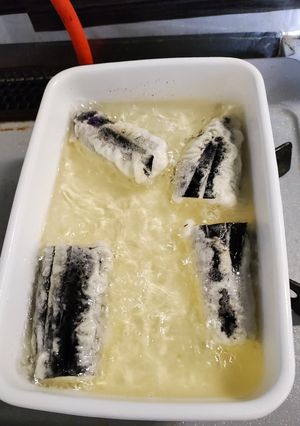 少量なら琺瑯の保存容器で揚げてみて-レシピのメイン写真