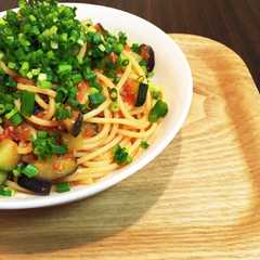 夏野菜の和風スパゲッティ-レシピのメイン写真