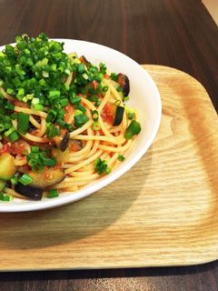 夏野菜の和風スパゲッティ-レシピのメイン写真
