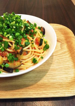 夏野菜の和風スパゲッティ-レシピのメイン写真