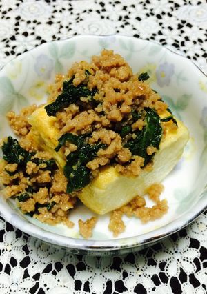 肉味噌豆腐〜青じその香りをのせて〜-レシピのメイン写真
