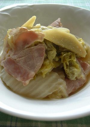 簡単～白菜ベーコン生姜のめんつゆ煮✿-レシピのメイン写真