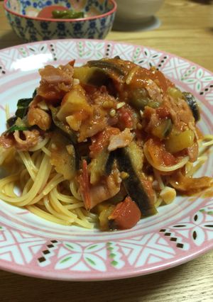 トマトとバジルの夏野菜パスタ-レシピのメイン写真