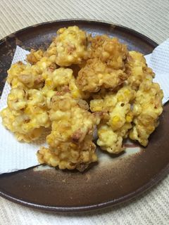 トウモロコシとソーセージのかき揚げ-レシピのメイン写真
