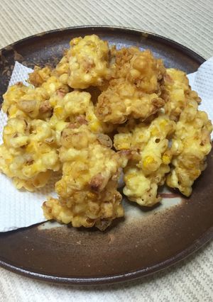 トウモロコシとソーセージのかき揚げ-レシピのメイン写真
