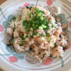 鮭と大葉の和風チャーハン-レシピのメイン写真