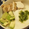 とろろトロトロ♡チキンアボカ丼