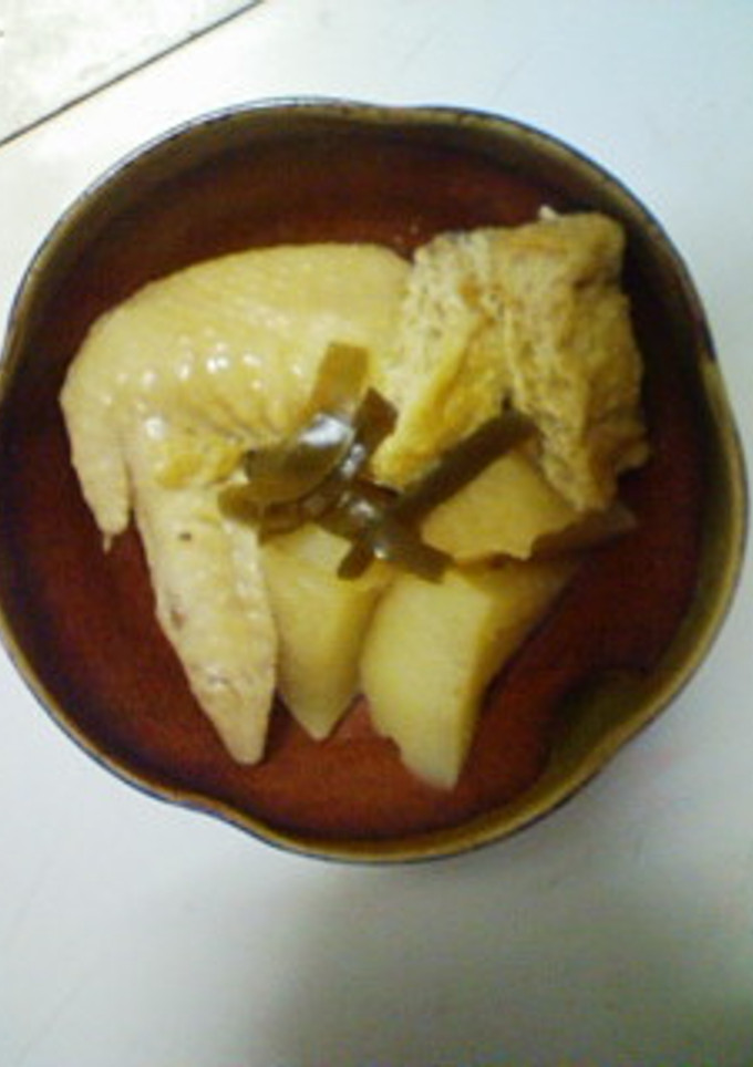 かぶと手羽先のほっこり煮-レシピのメイン写真
