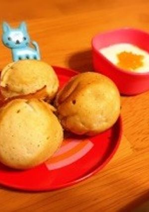 離乳食後期☺︎まんまるバナナパンケーキ-レシピのメイン写真