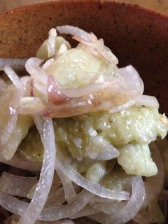 玉ねぎと茄子のお浸し-レシピのメイン写真