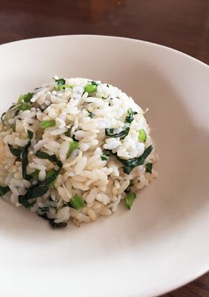 幼児食に☆小松菜としらすの炒飯-レシピのメイン写真
