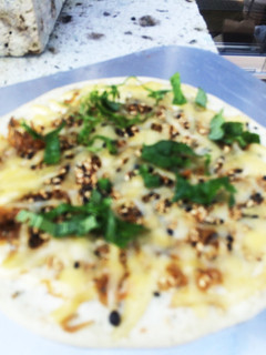 じゃこと胡麻のトルティーヤピザ-レシピのメイン写真