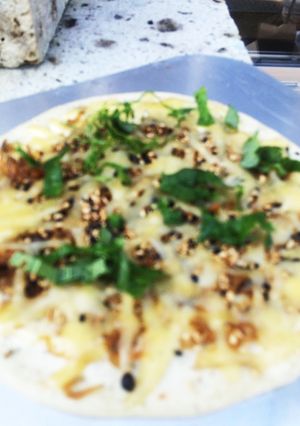 じゃこと胡麻のトルティーヤピザ-レシピのメイン写真