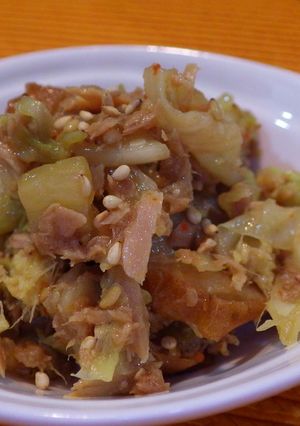 ツナとキャベツの炒め煮-レシピのメイン写真