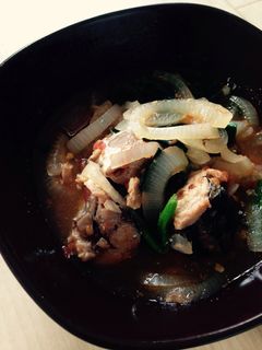 サバ水煮缶でトマト煮込み-レシピのメイン写真