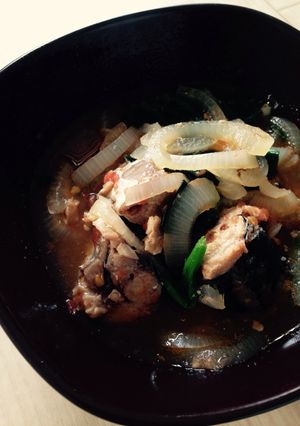 サバ水煮缶でトマト煮込み-レシピのメイン写真