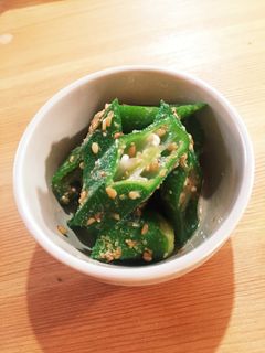 オクラの胡麻和え-レシピのメイン写真