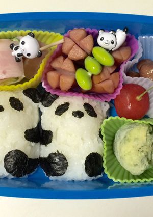 パンダのキャラ弁-レシピのメイン写真